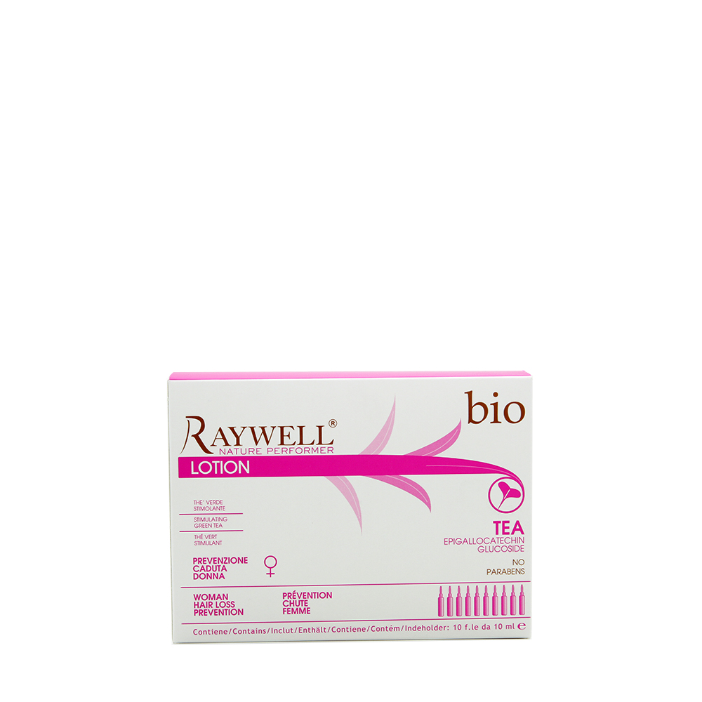 Raywell Lozione Prevenzione Caduta Donna Bio Tea 10 Fiale X 10ML