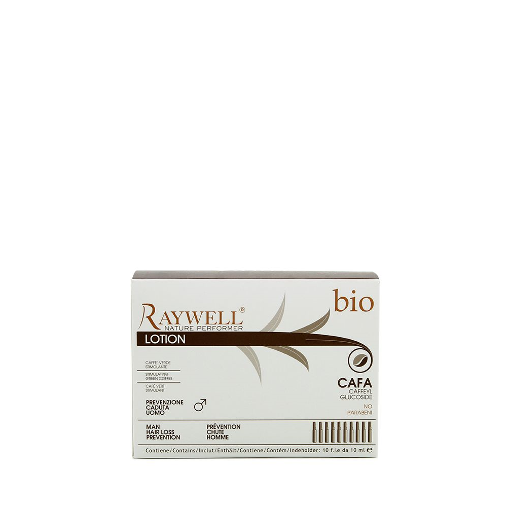 Raywell Lozione Prevenzione Caduta Uomo Bio Cafa 10 Fiale X 10ML