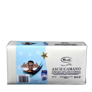 Asciugamano monouso piegato carta goffrato 35x67