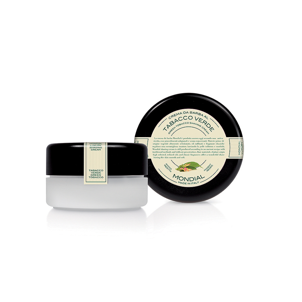 Mondial Crema Da Barba Tabacco Verde In Vasetto 150ML