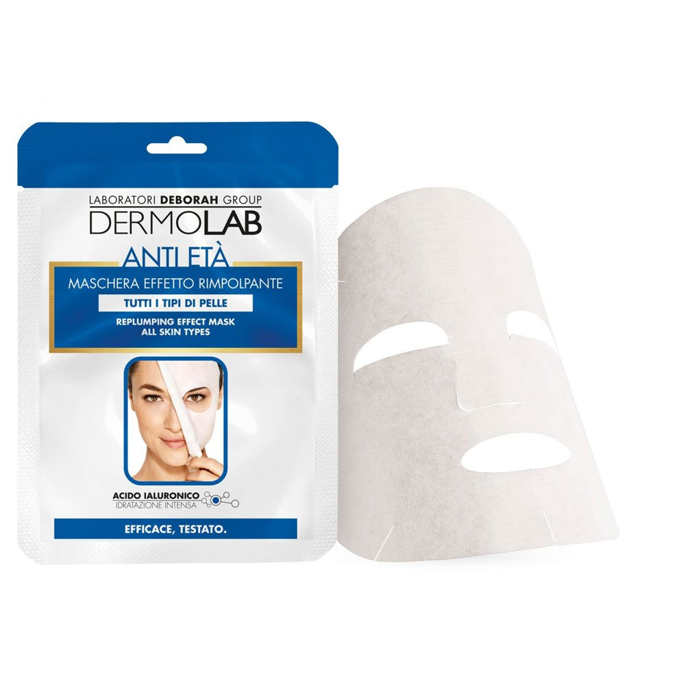 Dermolab Maschera Rimpolpante Antietu00e0 In Tessuto Imbevuta