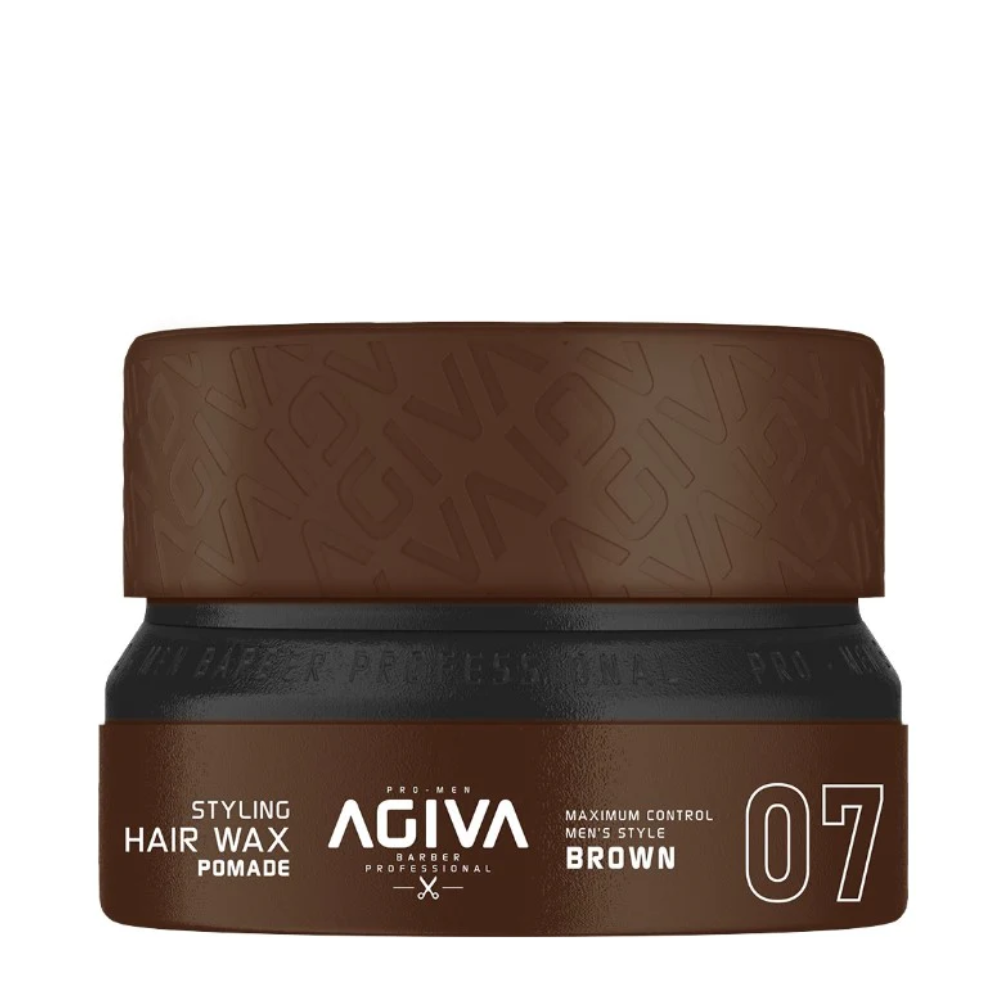 Agiva Styling Hair Wax Pomade 07 Brown 155ML