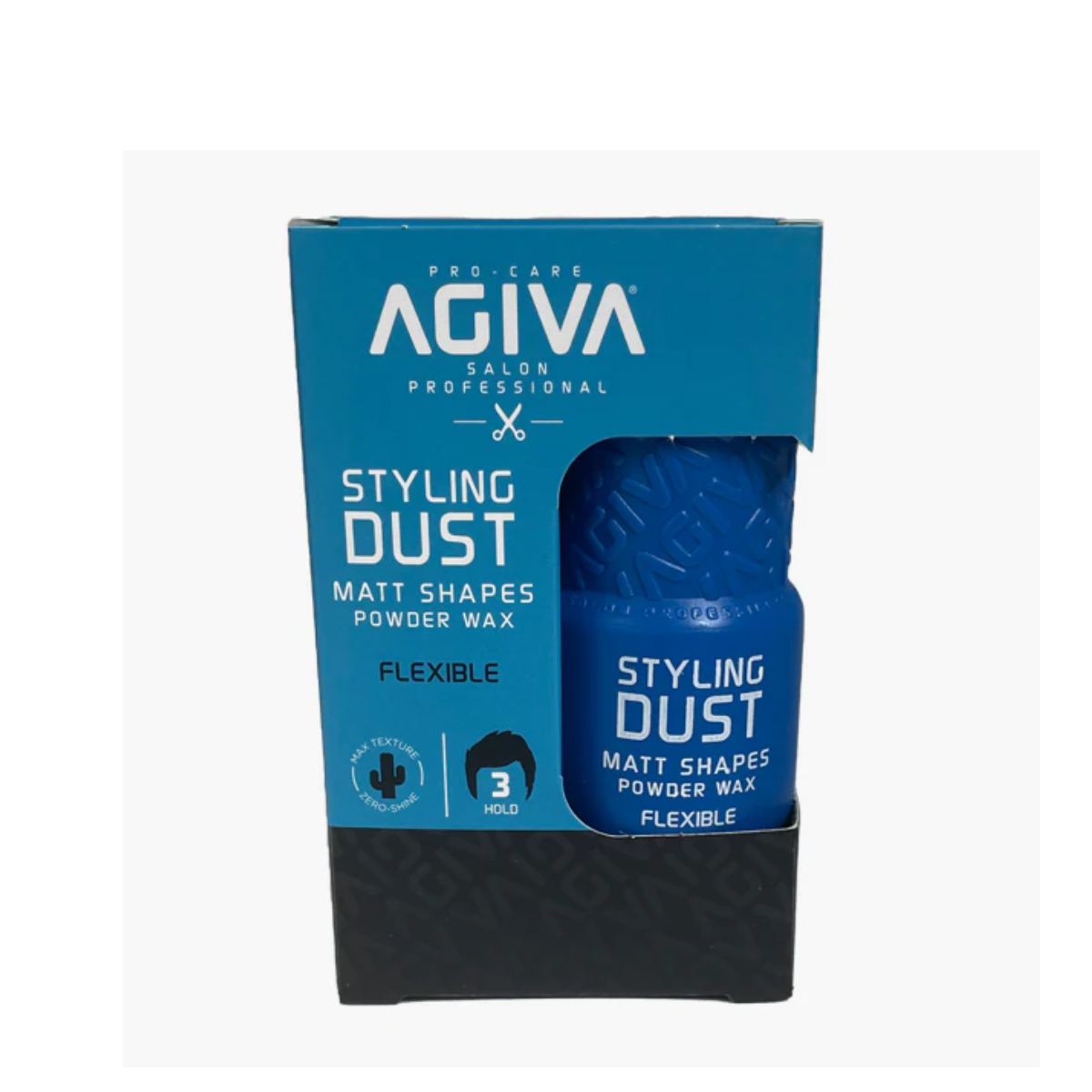 Agiva Styling Dust Matt Shapes Powder Wax 01 Blue Flexible 20Gr