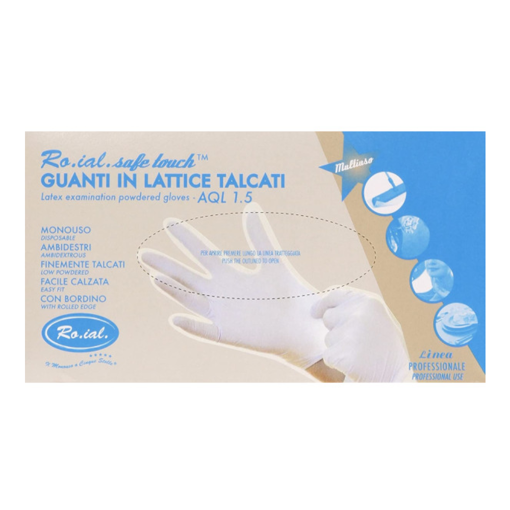 Roial Guanti Lattice 100PZ M