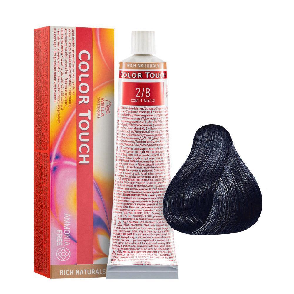 Wella Color Touch Tono Su Tono 60ML 2/8 Nero Blu