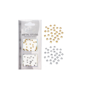 Square 2 mm borchie metal studs