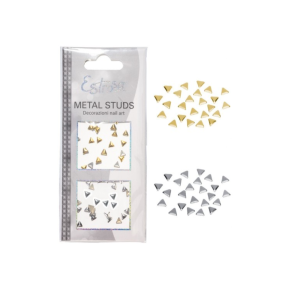 Triangle 4 mm borchie metal studs