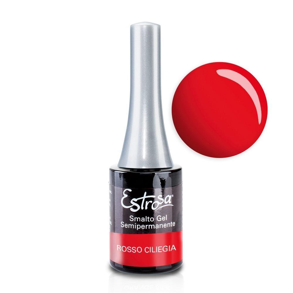 Estrosa Smalto Gel Semipermanente 14ML Rosso Ciliegia