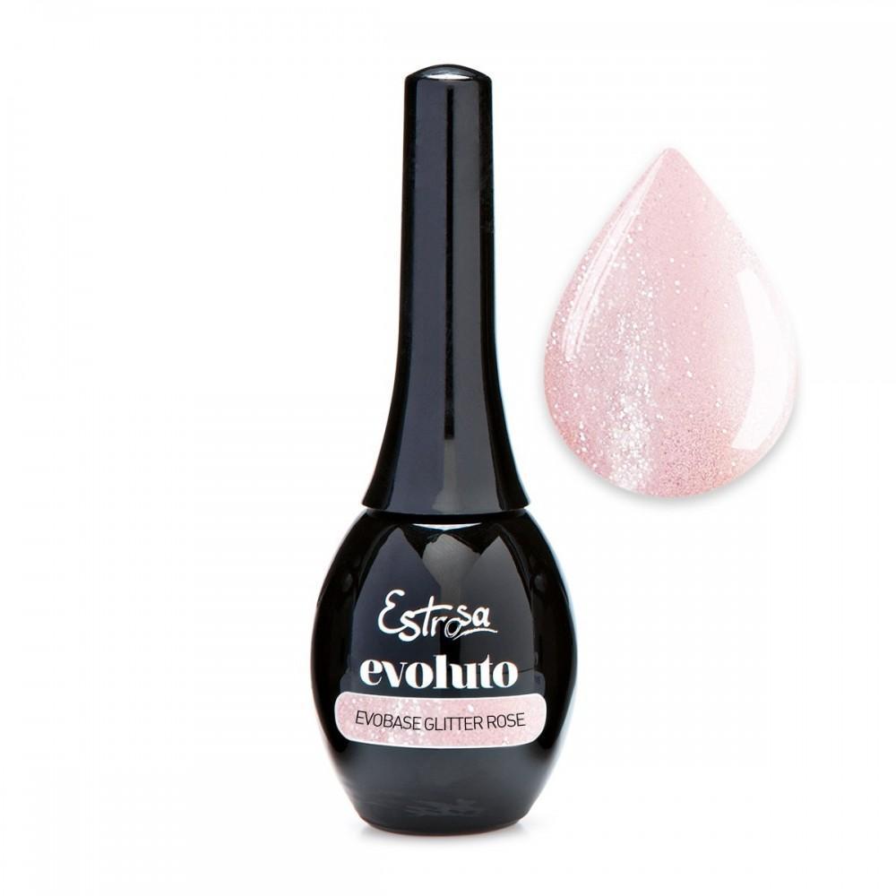 Estrosa Evoluto Evobase Glitter Rose 14ML