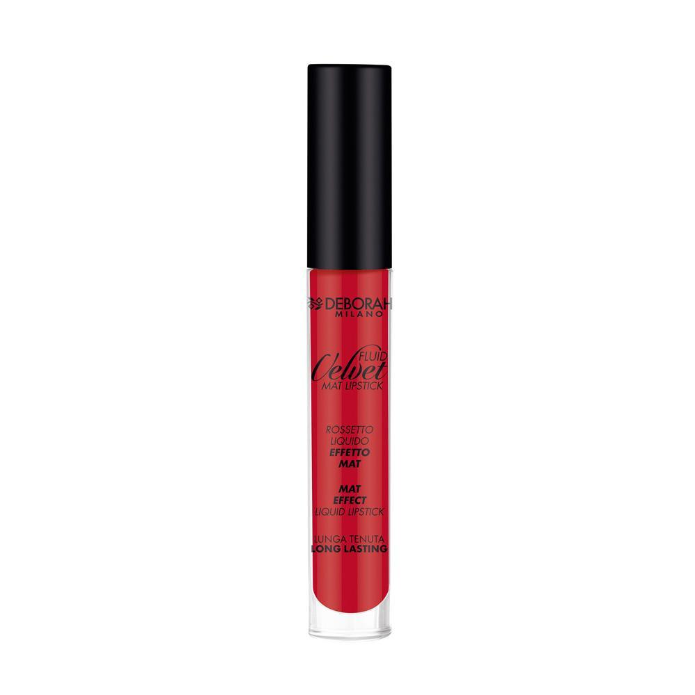 Deborah Fluid Velvet Mat Lipstick N.6 Iconic Red