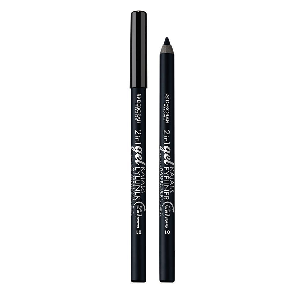 Deborah Matita 2 In 1 Gel Kajal & Eyeliner Black 01