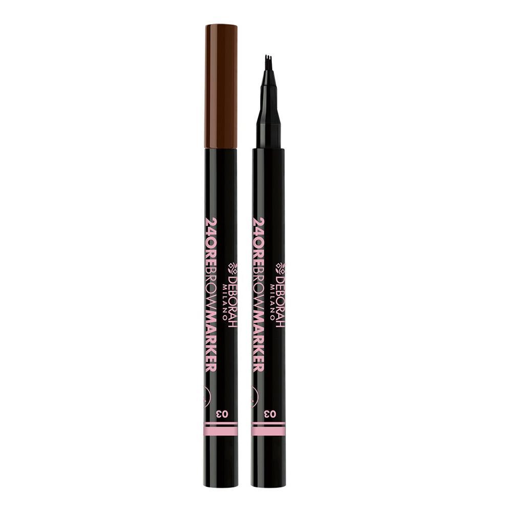 Deborah 24 Ore Brow Marker Dark Brown 3