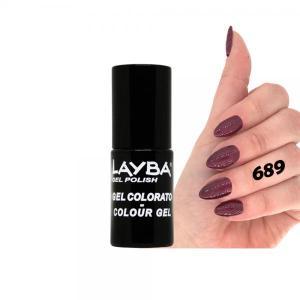 Semipermanente layba gel polish 689