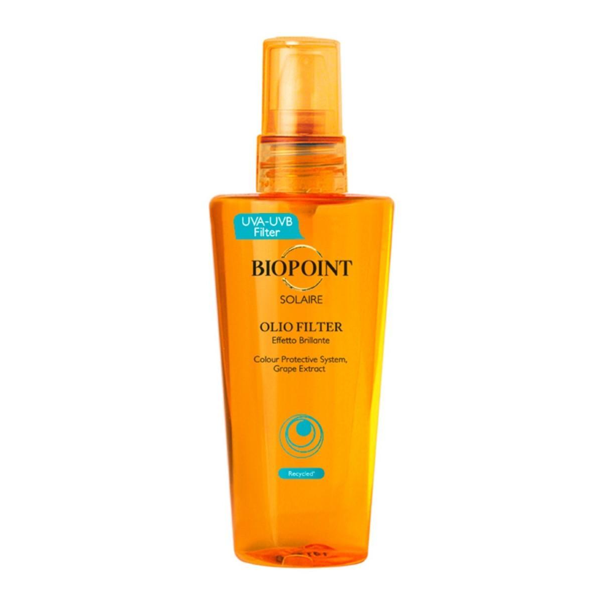 Biopoint Solaire Spray Olio Filter Effetto Brillante 100ML