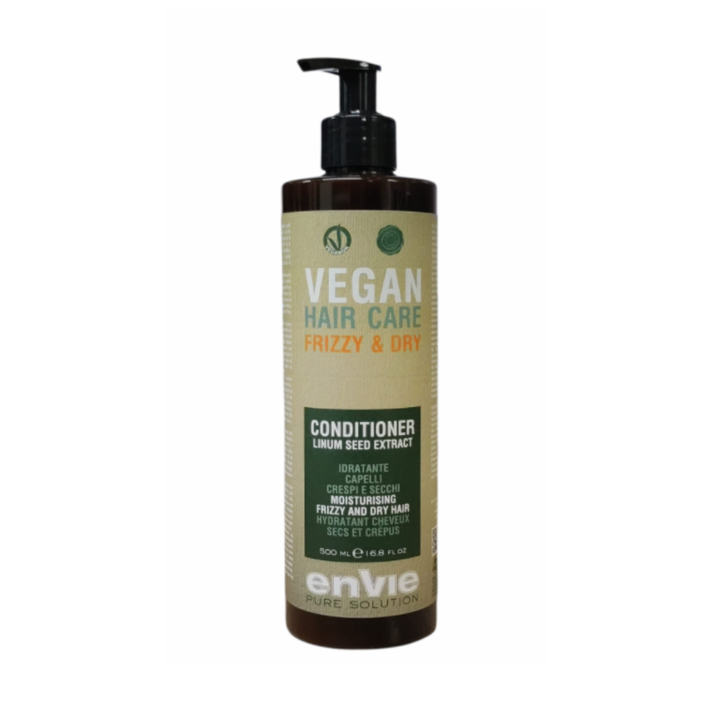 Envie Vegan Conditioner Idratante Capelli Secchi e Crespi Linum Seed Extract Hair Care 500ml