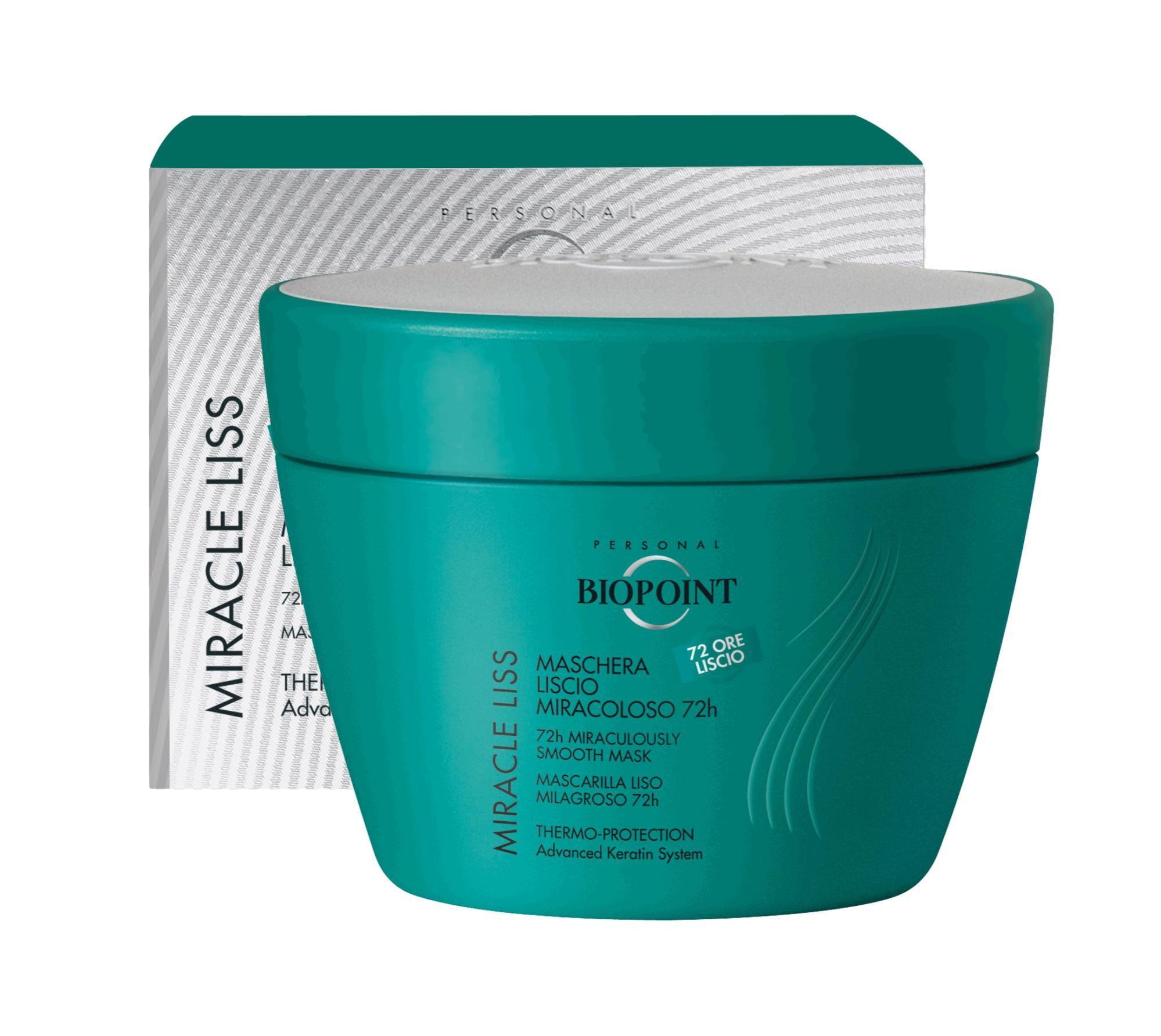 Biopoint Miracle Liss Maschera Liscio Miracoloso 72 Ore 200ML