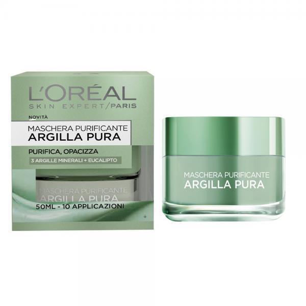 L'Oru00e9al Maschera Argilla Pura Purificante 50ML