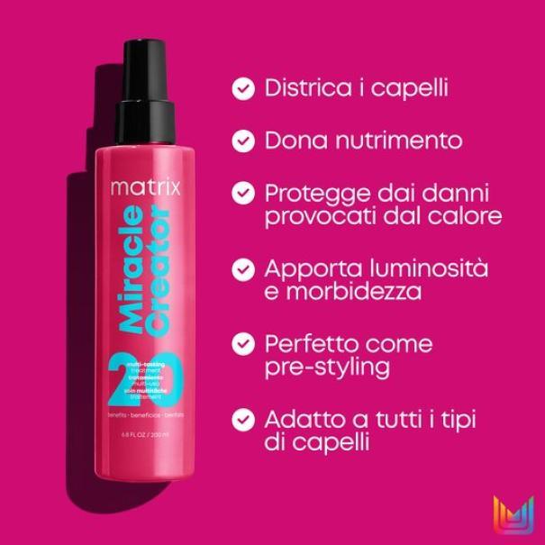 Matrix Spray 20 Benefici Multifunzione Miracle Creator Total Results 190ML