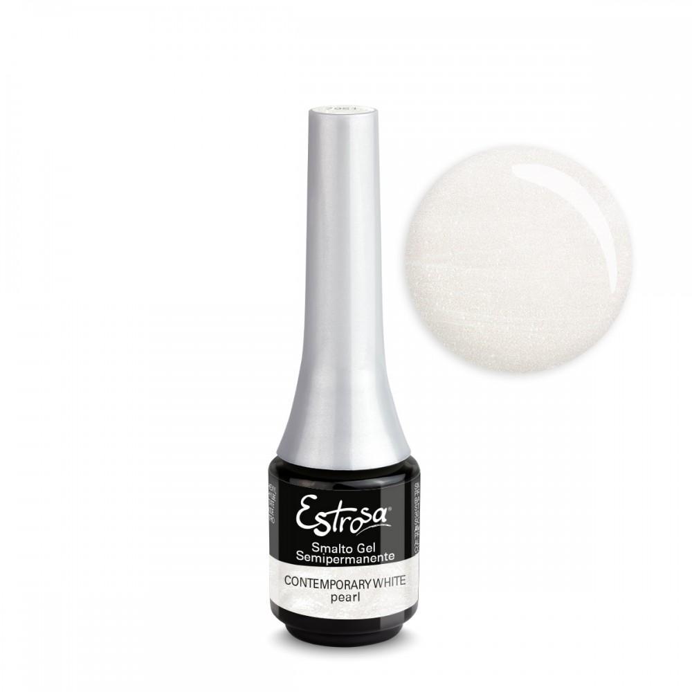 Estrosa Smalto Gel Semipermanente Mini 7ML Contemporary White Pearl