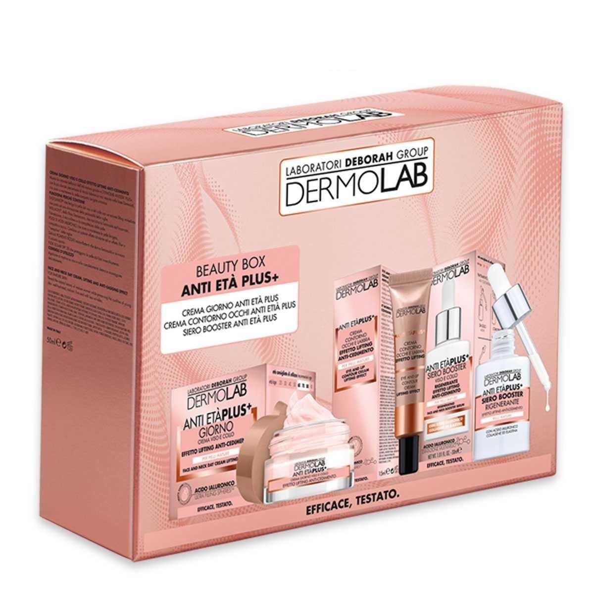 Dermolab Beauty Box Anti Eta Plus Crema Giorno Anti Eta Plus + Crema Contono Occhi Anti Eta Plus + Siero Booster Anti Eta Plus