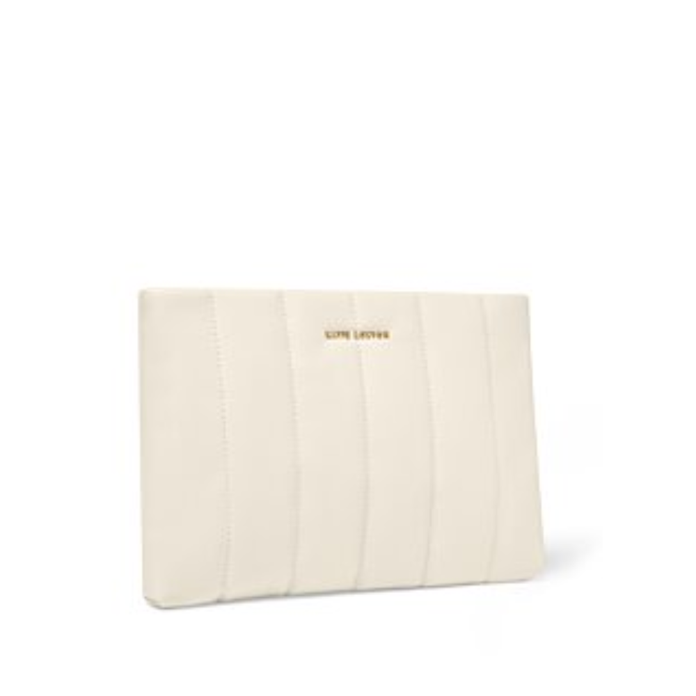 Katie Loxton Kendra Quilted Clutch Oyster