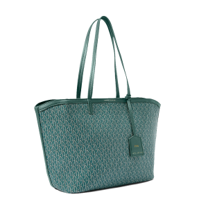 Borsa signature tote bag green