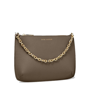 Borsa astrid chain clutch mink