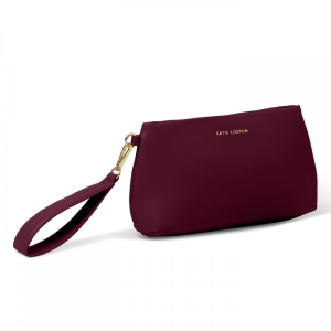 Pochette serena wristlet burgundy