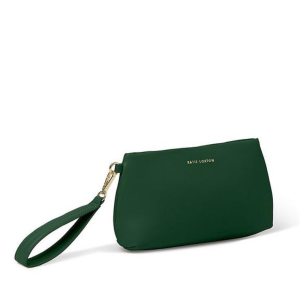 Pochette serena wristlet green