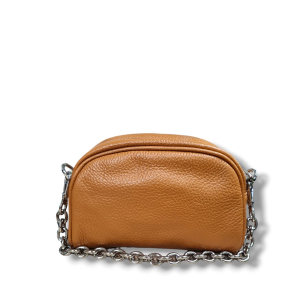 Clutch in pelle dollaro luana cuoio