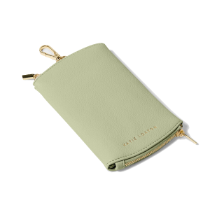 Clip on sunglasses case soft sage