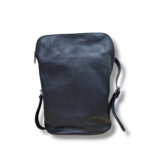 Borsa zaino in pelle nera