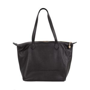 Shopper in pelle nero