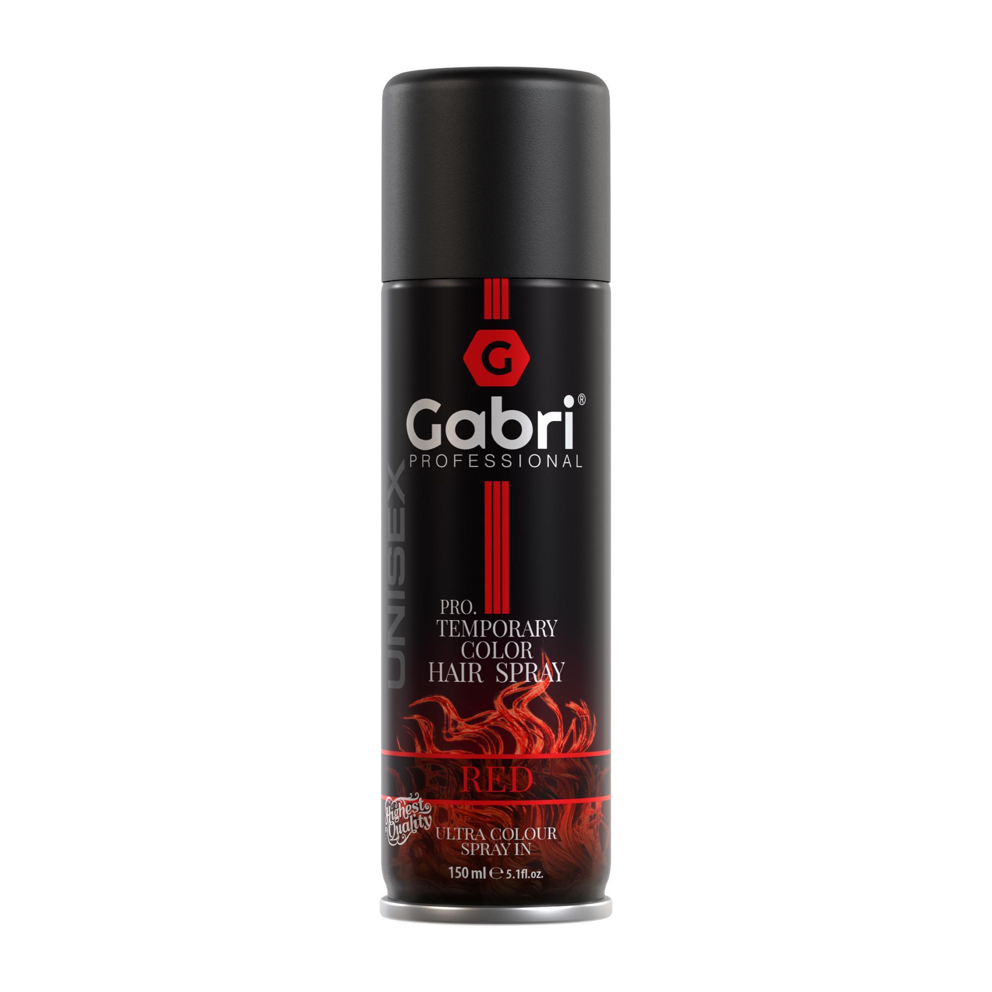 Gabri Spray Colorante Pro Temporary Rosso 150ml