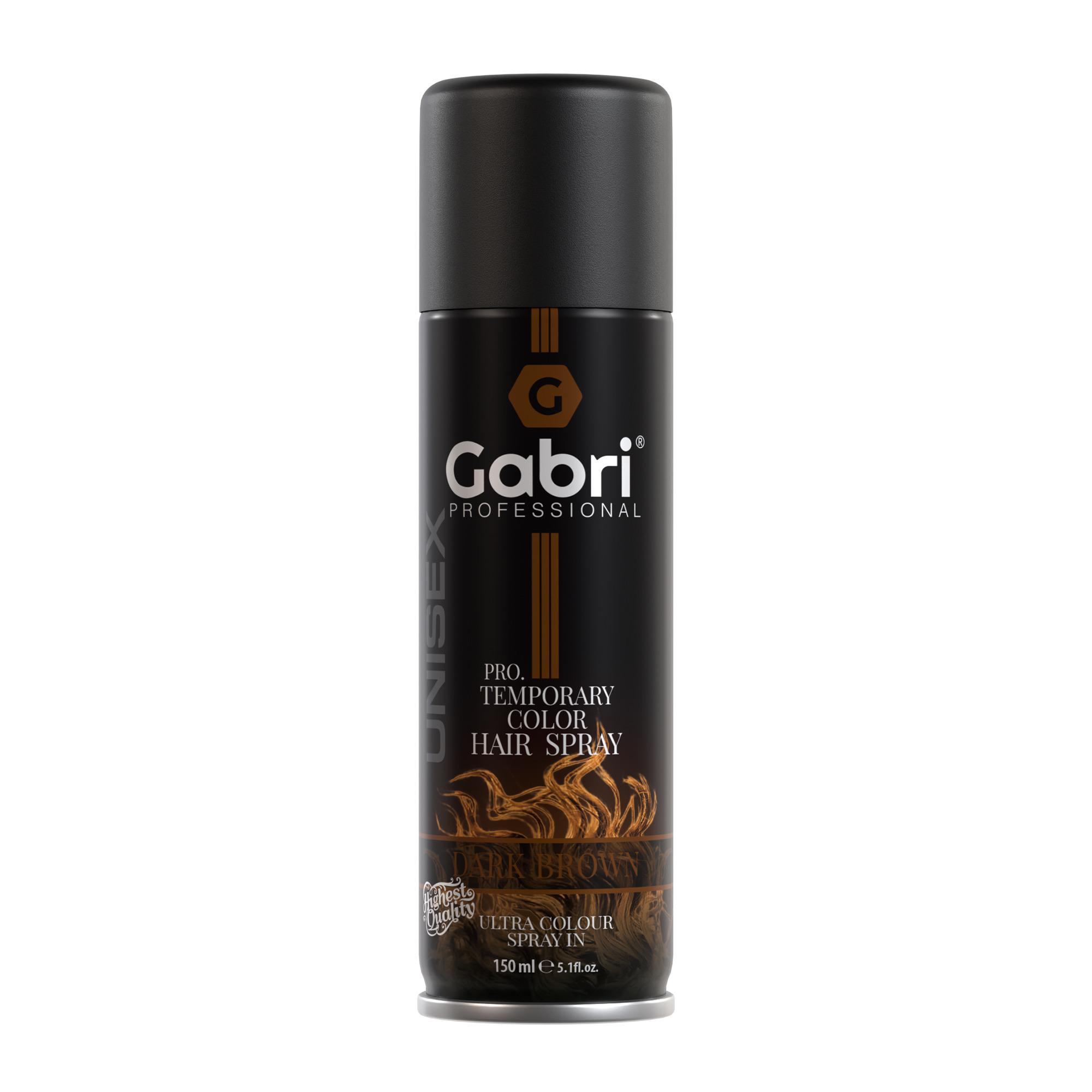 Gabri Spray Colorante Pro Temporary Marrone Scuro 150ml