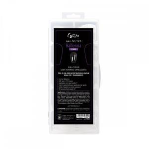 Nail gel tips ballerina corta 12 misure 240pz 7656