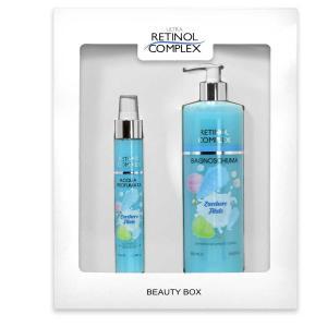 Retinol complex beauty box bagnoschiuma 500ml + acqua profumata 75ml zucchero filato