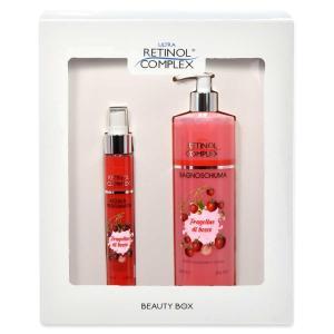 Retinol complex beauty box bagnoschiuma 500 ml + acqua profumata 75ml fragoline di bosco