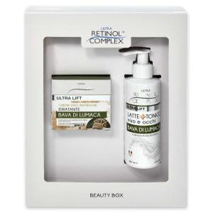 Retinol complex beauty box conf. crema viso bava di lumaca 50ml + latte detergente 200ml